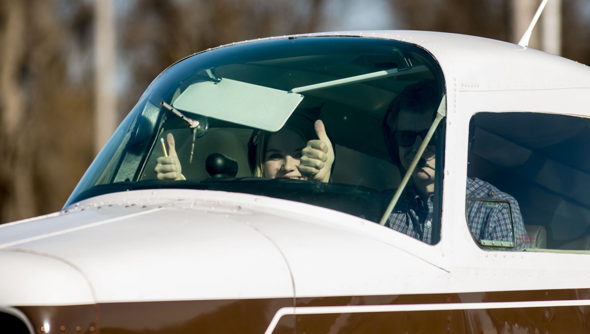 Family of pilots win airplane